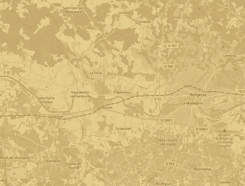 Carte : JMPRO à Prigonrieux, près de Bergerac (Dordogne)